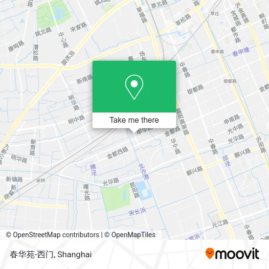 春华苑-西门 map
