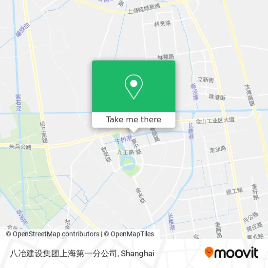 八冶建设集团上海第一分公司 map