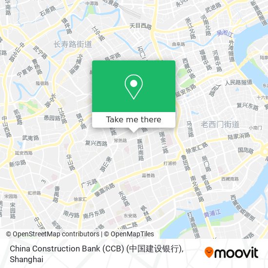 China Construction Bank (CCB) (中国建设银行) map