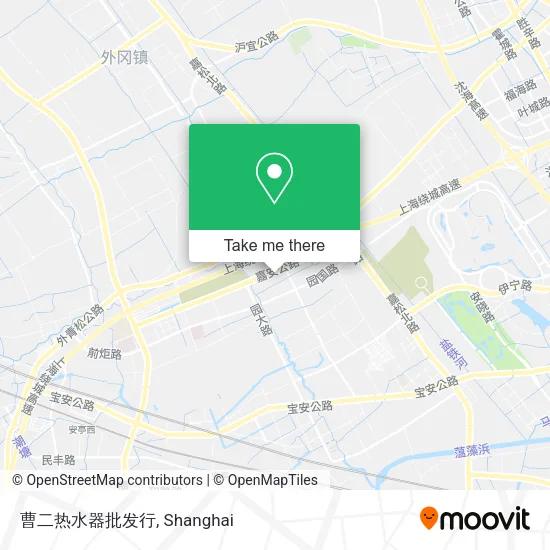 曹二热水器批发行 map