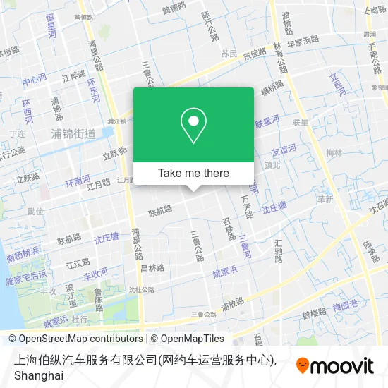 上海伯纵汽车服务有限公司(网约车运营服务中心) map
