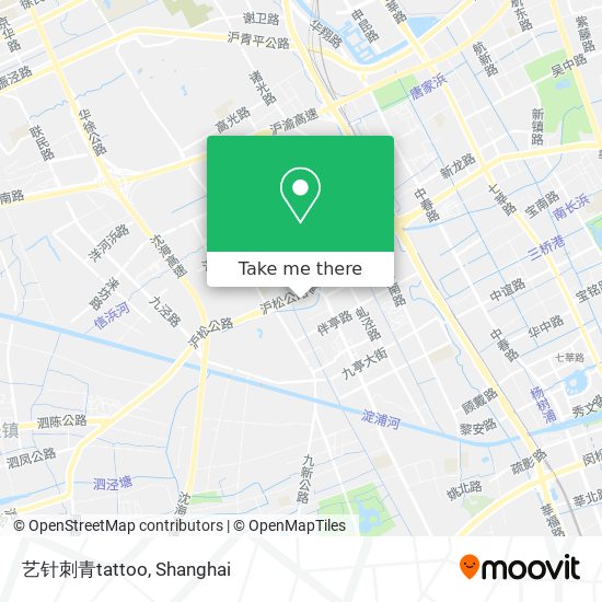 艺针刺青tattoo map