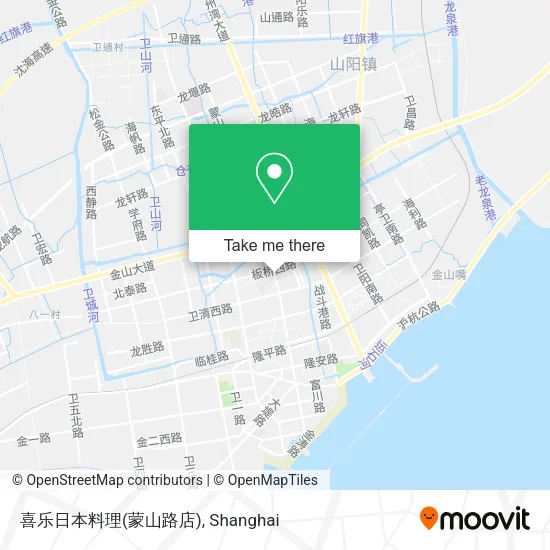 喜乐日本料理(蒙山路店) map