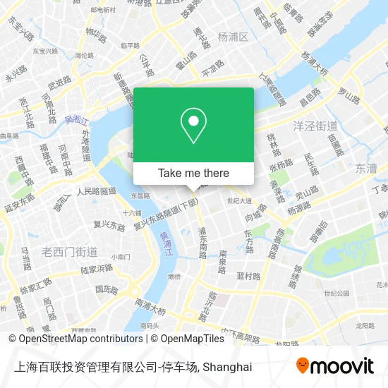 上海百联投资管理有限公司-停车场 map
