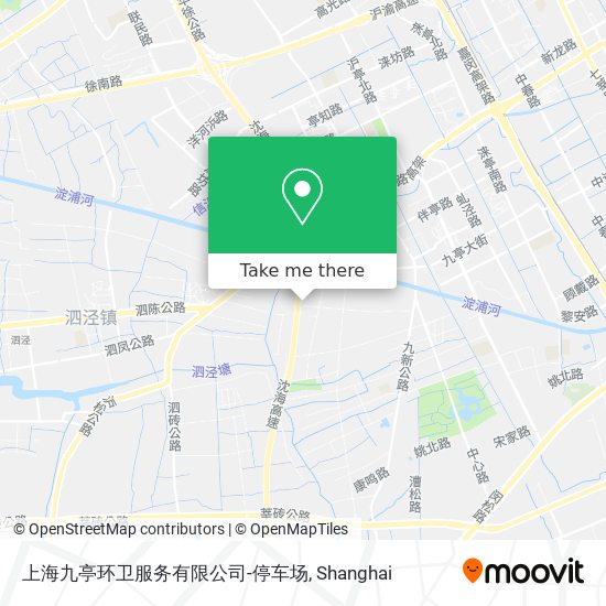 上海九亭环卫服务有限公司-停车场 map