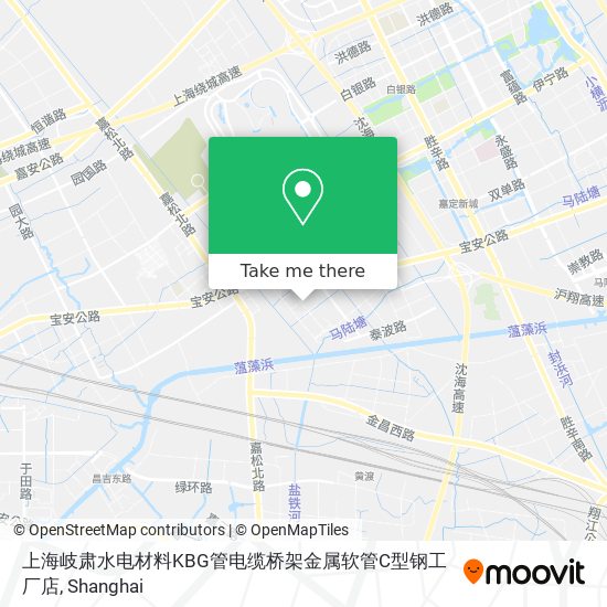 上海岐肃水电材料KBG管电缆桥架金属软管C型钢工厂店 map