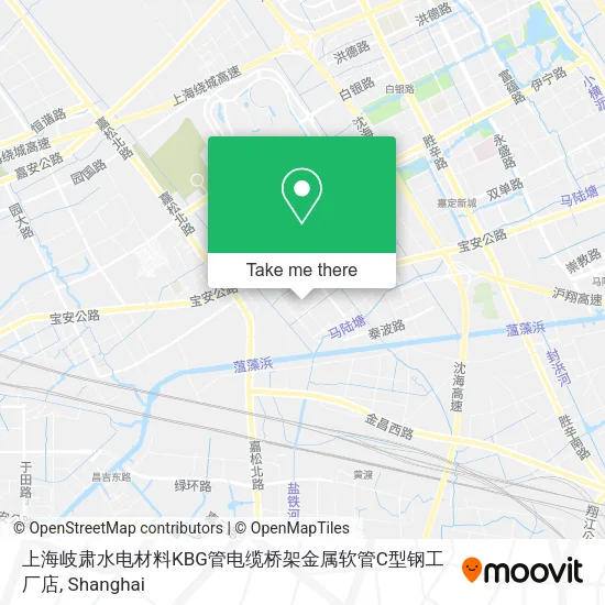 上海岐肃水电材料KBG管电缆桥架金属软管C型钢工厂店 map