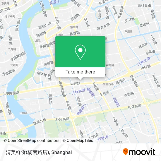 清美鲜食(杨南路店) map