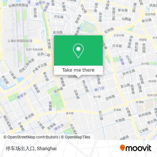 停车场出入口 map