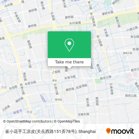崔小花手工凉皮(关岳西路151弄78号) map