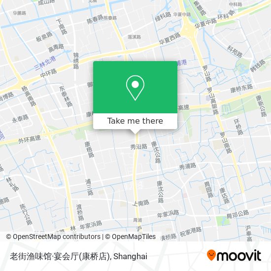 老街渔味馆·宴会厅(康桥店) map