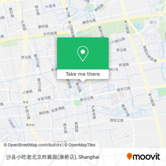 沙县小吃老北京炸酱面(康桥店) map