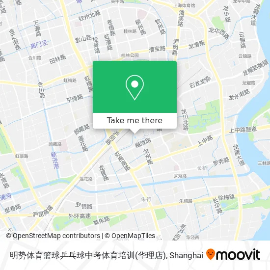 明势体育篮球乒乓球中考体育培训(华理店) map