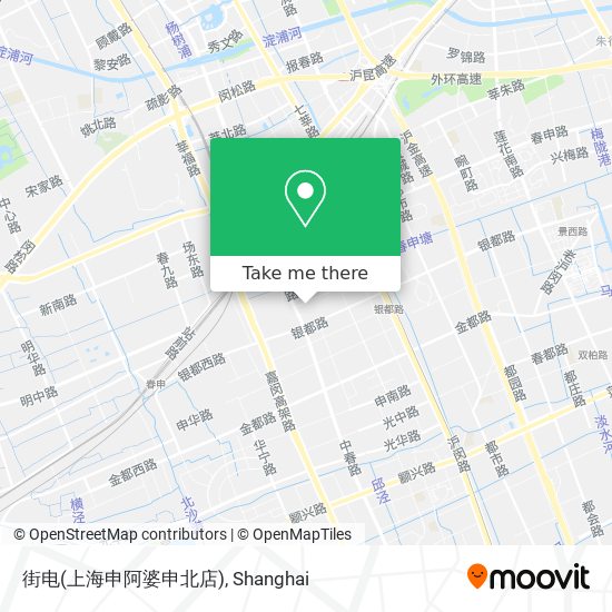 街电(上海申阿婆申北店) map