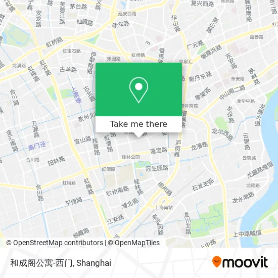 和成阁公寓-西门 map