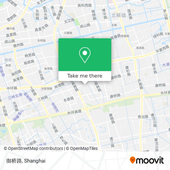 御桥路 map