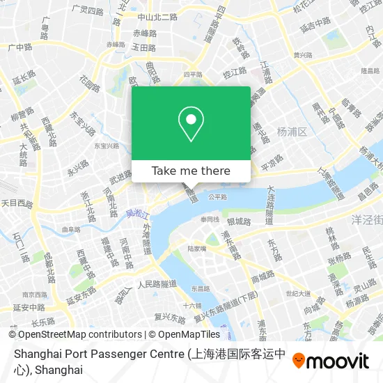 Shanghai Port Passenger Centre (上海港国际客运中心) map