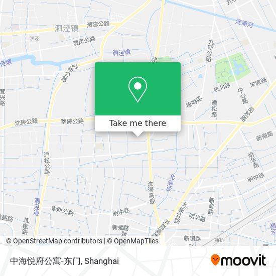 中海悦府公寓-东门 map