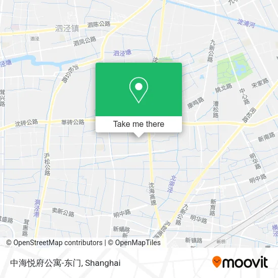 中海悦府公寓-东门 map