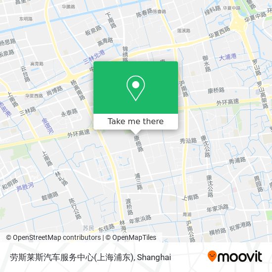 劳斯莱斯汽车服务中心(上海浦东) map