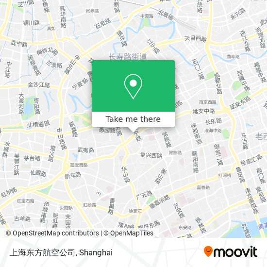 上海东方航空公司 map