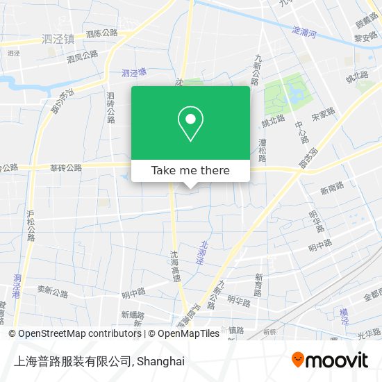 上海普路服装有限公司 map