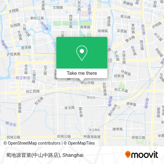 蜀地源冒菜(中山中路店) map