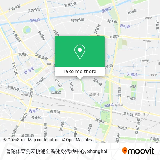 普陀体育公园桃浦全民健身活动中心 map