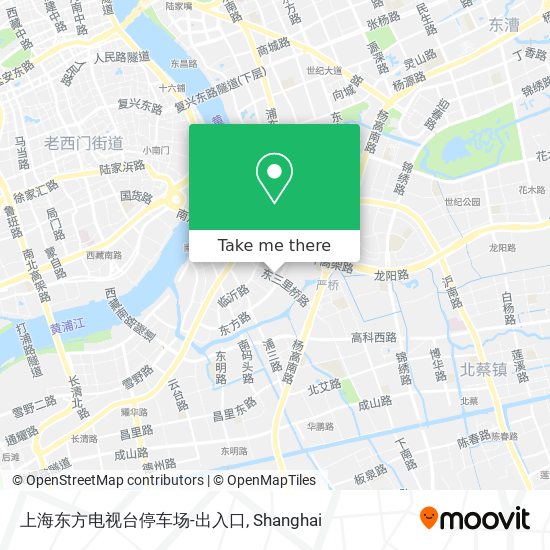 上海东方电视台停车场-出入口 map