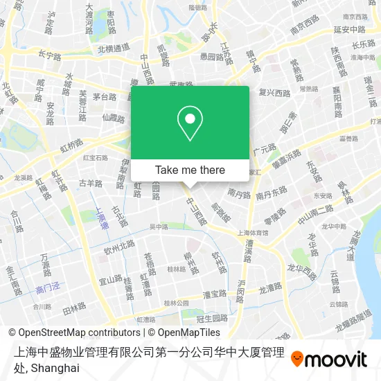 上海中盛物业管理有限公司第一分公司华中大厦管理处 map