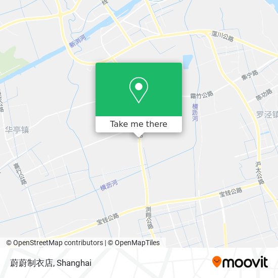 蔚蔚制衣店 map
