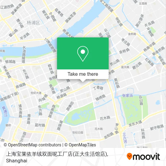 上海宝莱依羊绒双面呢工厂店(正大生活馆店) map
