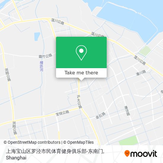 上海宝山区罗泾市民体育健身俱乐部-东南门 map