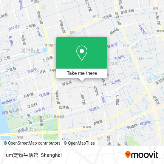 um宠物生活馆 map