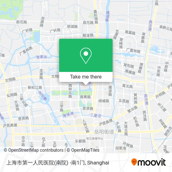 上海市第一人民医院(南院) -南1门 map
