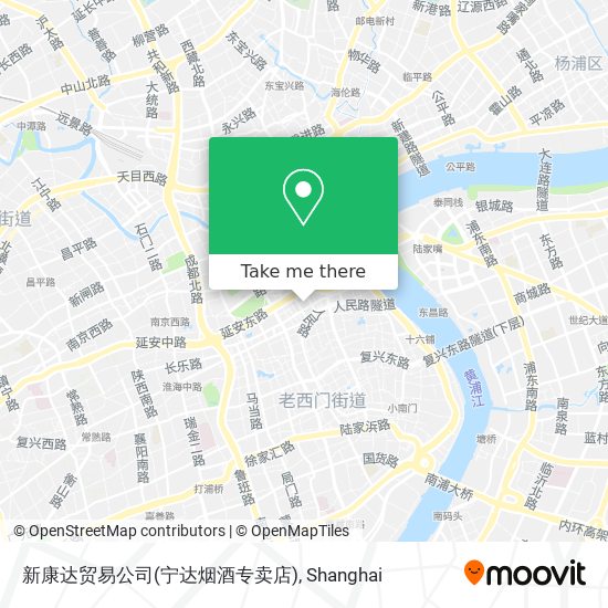 新康达贸易公司(宁达烟酒专卖店) map