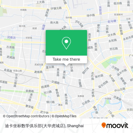 迪卡坐标数学俱乐部(大华虎城店) map