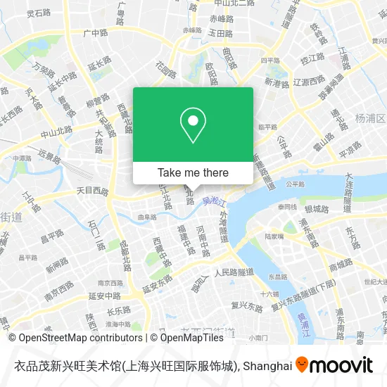 衣品茂新兴旺美术馆(上海兴旺国际服饰城) map