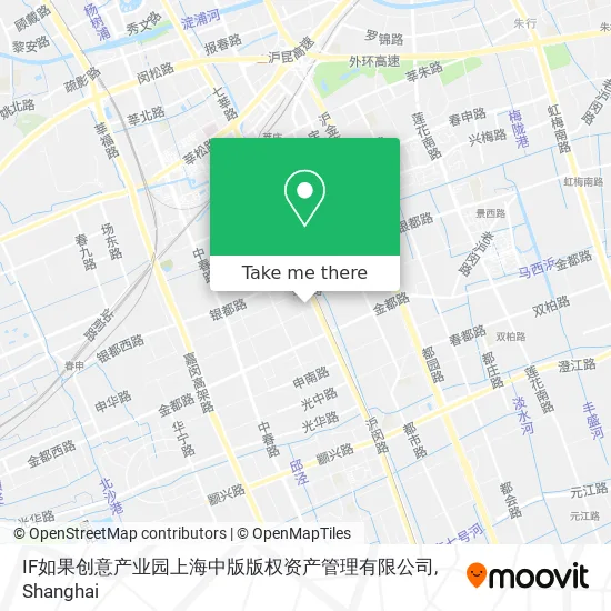 IF如果创意产业园上海中版版权资产管理有限公司 map