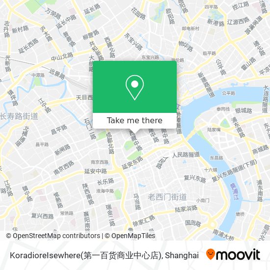 KoradioreIsewhere(第一百货商业中心店) map