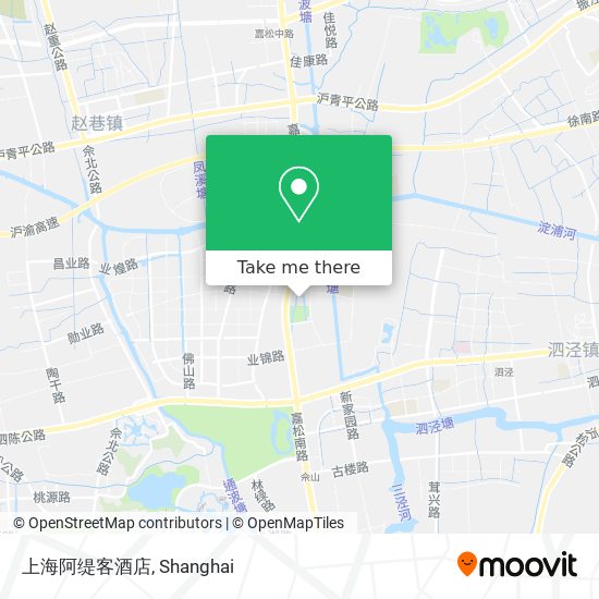 上海阿缇客酒店 map