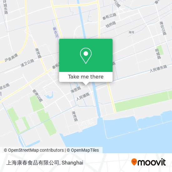 上海康春食品有限公司 map