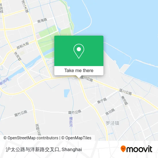 沪太公路与洋新路交叉口 map