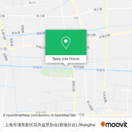 上海市浦东新区花卉盆景协会(新场分会) map