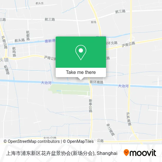 上海市浦东新区花卉盆景协会(新场分会) map