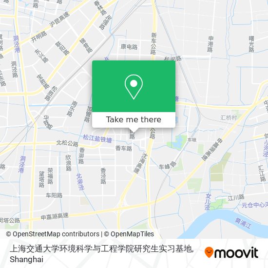 上海交通大学环境科学与工程学院研究生实习基地 map