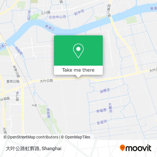 大叶公路虹辉路 map