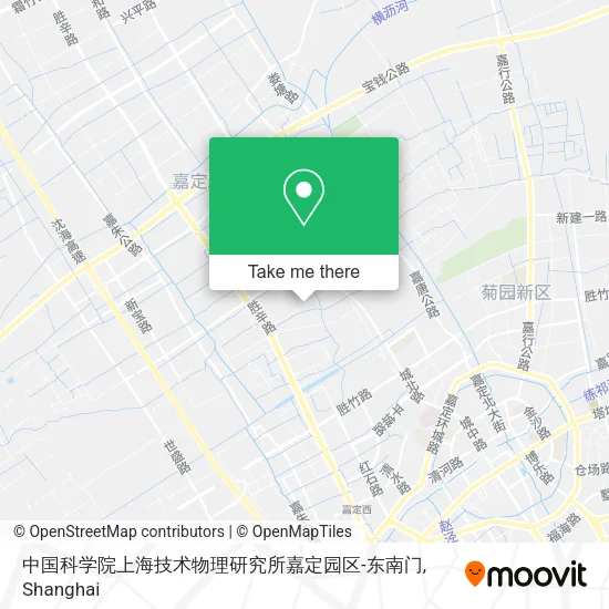 中国科学院上海技术物理研究所嘉定园区-东南门 map