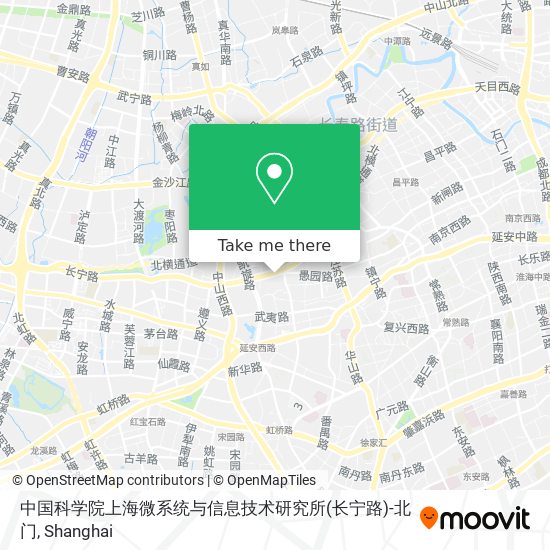 中国科学院上海微系统与信息技术研究所(长宁路)-北门 map