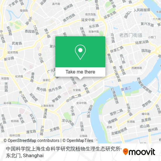 中国科学院上海生命科学研究院植物生理生态研究所-东北门 map